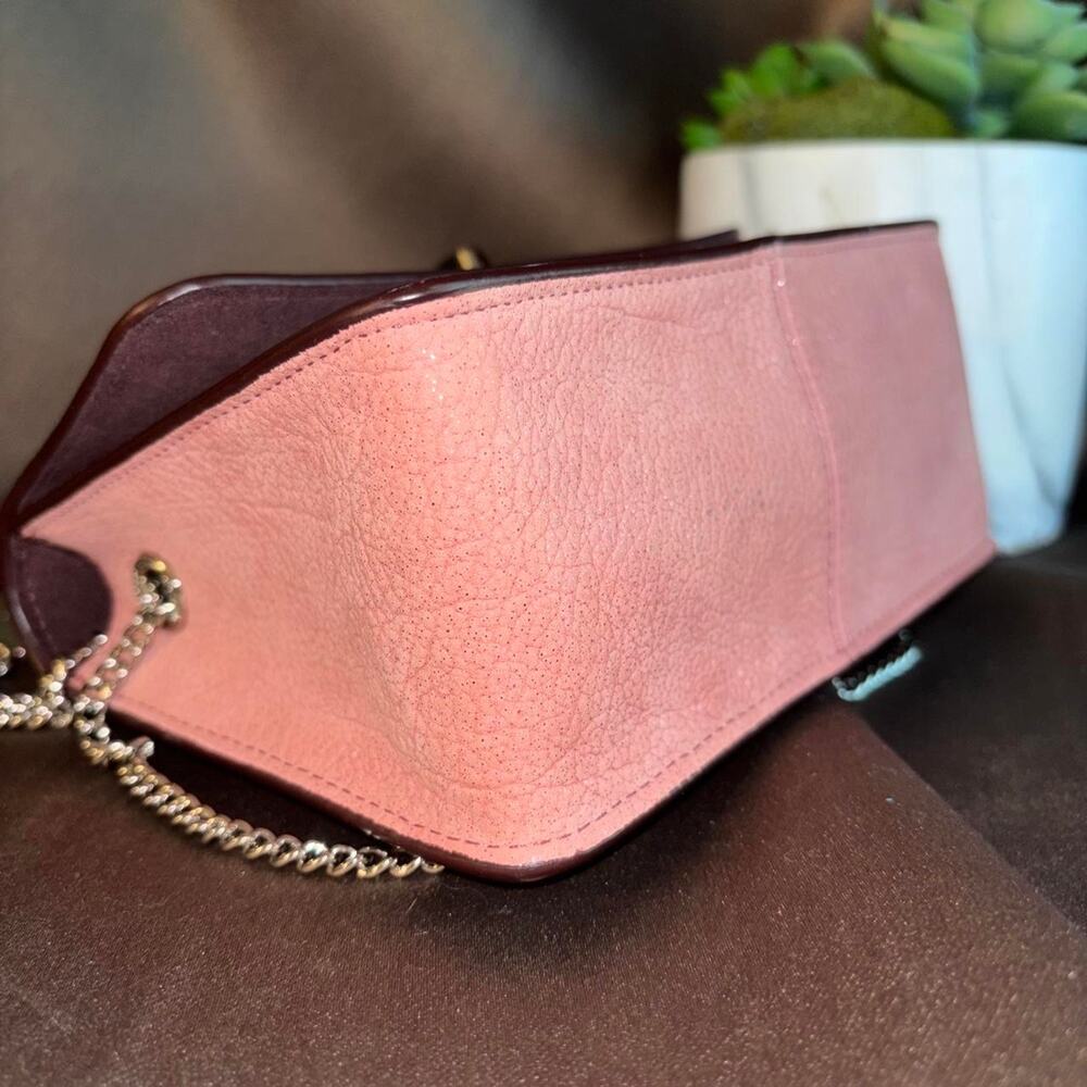 Coach pink leather crossbody bag excellent condition - Picture 4 of 6